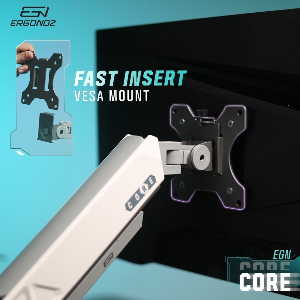 ERGONOZ Monitor Arm แขนจับจอ รุ่น EGN-CORE-D สำหรับจอ 17-32
