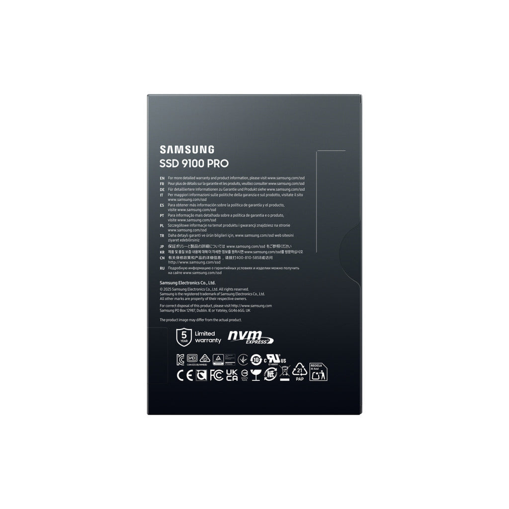 SAMSUNG SSD M.2 (การ์ดเอสเอสดี) 9100 PRO 1TB PCle 5.0 Warranty 5 Years