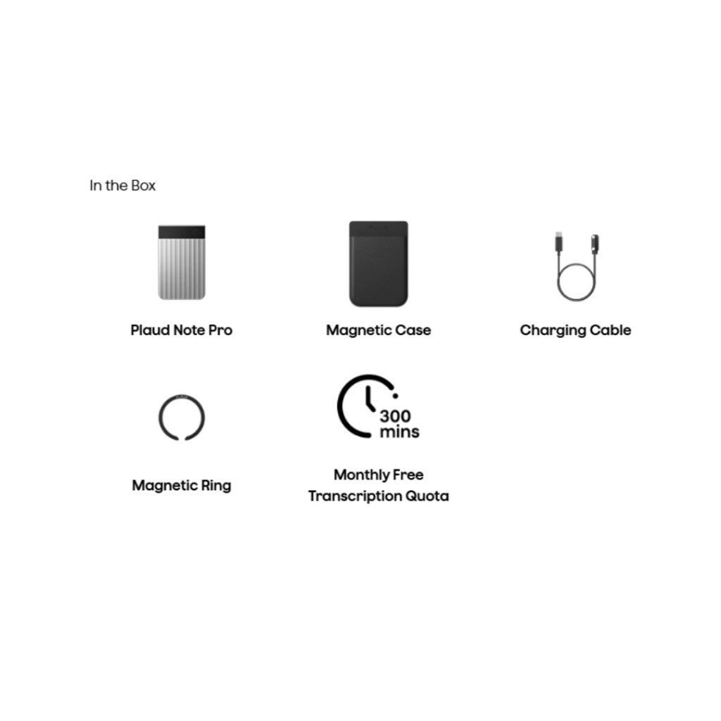PLAUD Note Pro AI Voice Recorder เครื่องบันทึกเสียง Ai แปลภาษา อุปกรณ์จดบันทึก รับประกัน 1 ปี