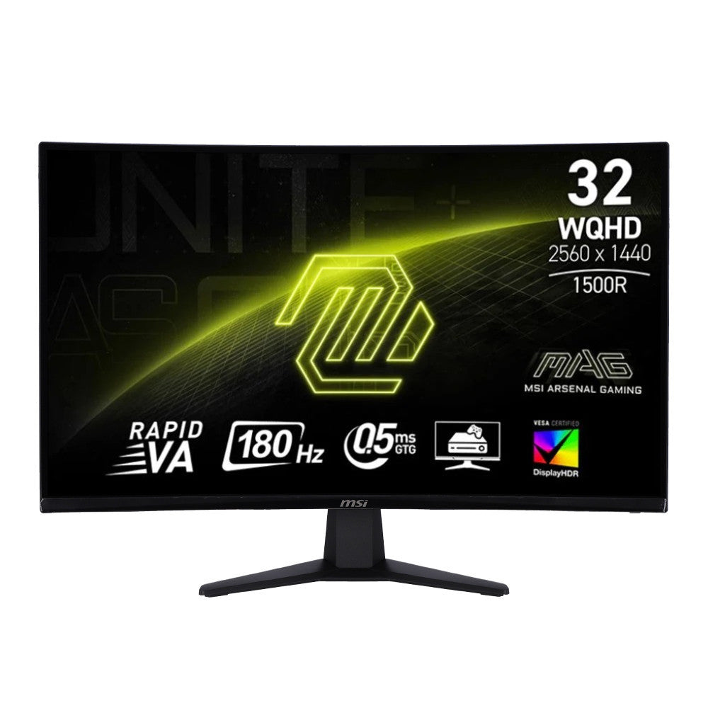MSI MONITOR (จอมอนิเตอร์) MAG 32CQ6F - G32C4X  31.5'' 180Hz -250Hz รับประกัน 3 ปี