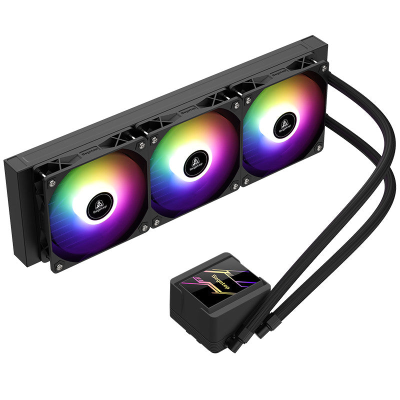 Segotep CPU Liquid Cooler (ระบบระบายความร้อนด้วยน้ำ) IceWave 360 ARGB (Black)