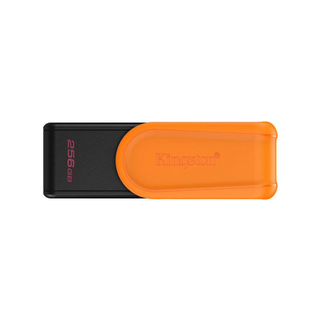 KINGSTON Flash Drive (แฟลชไดรฟ์) DTXS 256GB USB 3.2 Gen 1 Black Orange Warranty 5 Years