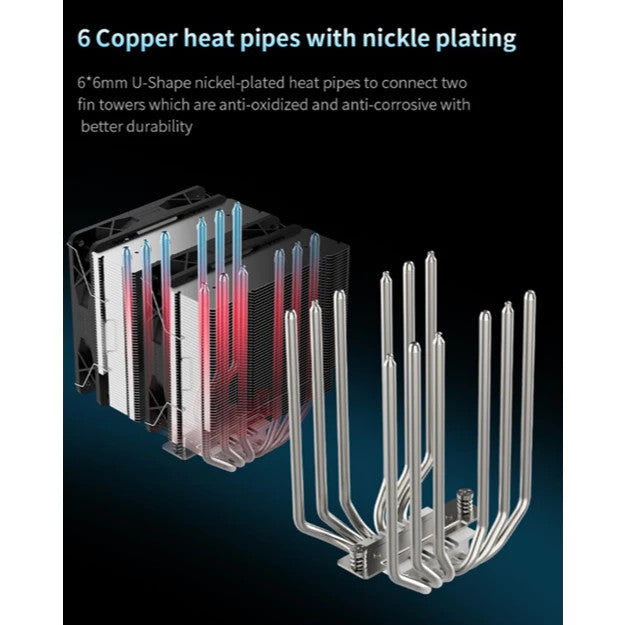 Segotep CPU Air Cooler (พัดลมซีพียู) FZ6 Pro รับประกันการใช้งาน 1 ปี