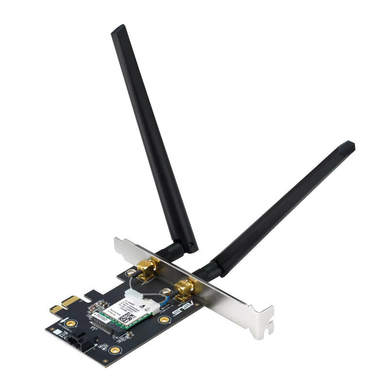ASUS PCE-BE6500 BULK PCI-E Adapter WiFi 7 Bluetooth 5.4 (ไม่มีกล่อง) รับประกันศูนย์ไทย 3 ปี