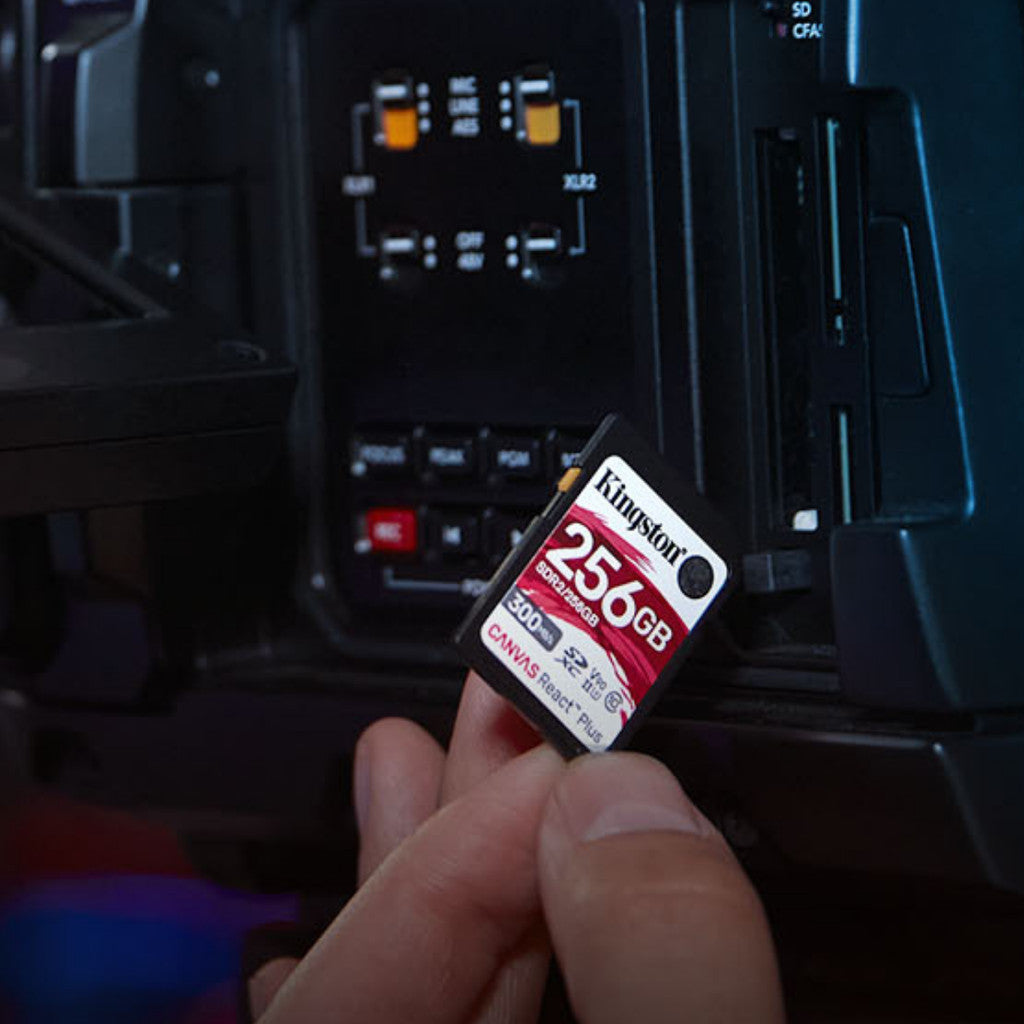 KINGSTON SD CARD (เอสดีการ์ด) SDR2 256GB CANVAS REACT PLUS LIFE TIME Warranty