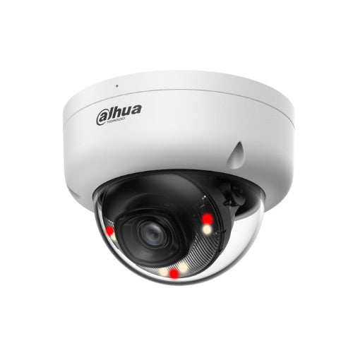 DAHUA HDBW1439E1-A-IL-2.8mm กล้องโดมภาพความคมชัด 4MP มีไมค์ในตัว มาพร้อมไฟส่องสว่างอัจฉริยะ
