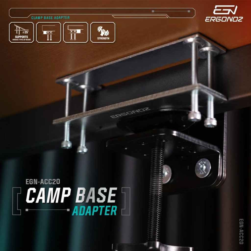 ERGONOZ Adapter Clamp ACC22 (ใช้กับรุ่น Blaze Core)/ACC20 อุปกรณ์เสริมแขนจับจอ ต้องมีแขนจับจอ ประกัน 6 เดือน