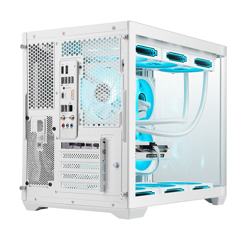 Segotep Computer Case (เคสคอมพิวเตอร์) Lumi 3S (White) รับประกัน 1 ปี