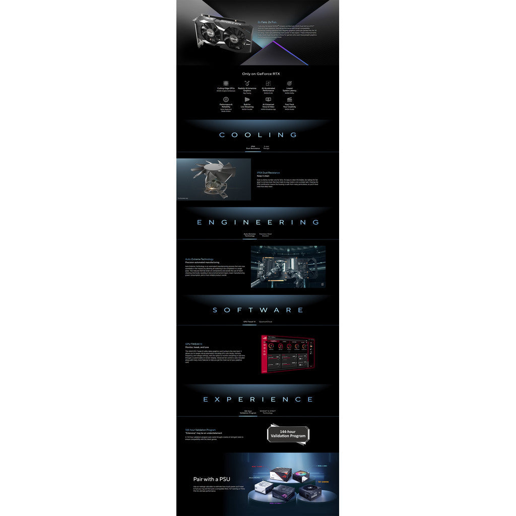 ASUS VGA (การ์ดจอ) DUAL RTX 3050 6G OC GDDR6 รับประกัน 3 ปี