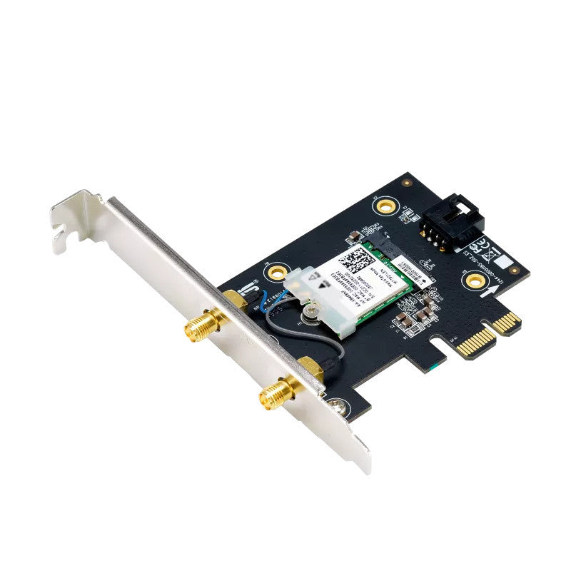 ASUS PCE-BE6500 BULK PCI-E Adapter WiFi 7 Bluetooth 5.4 (ไม่มีกล่อง) รับประกันศูนย์ไทย 3 ปี