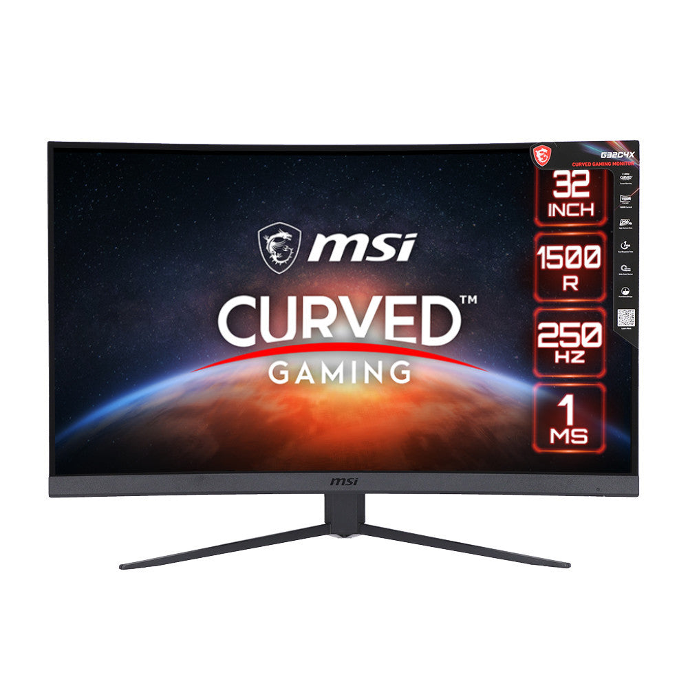 MSI MONITOR (จอมอนิเตอร์) MAG 32CQ6F - G32C4X  31.5'' 180Hz -250Hz รับประกัน 3 ปี