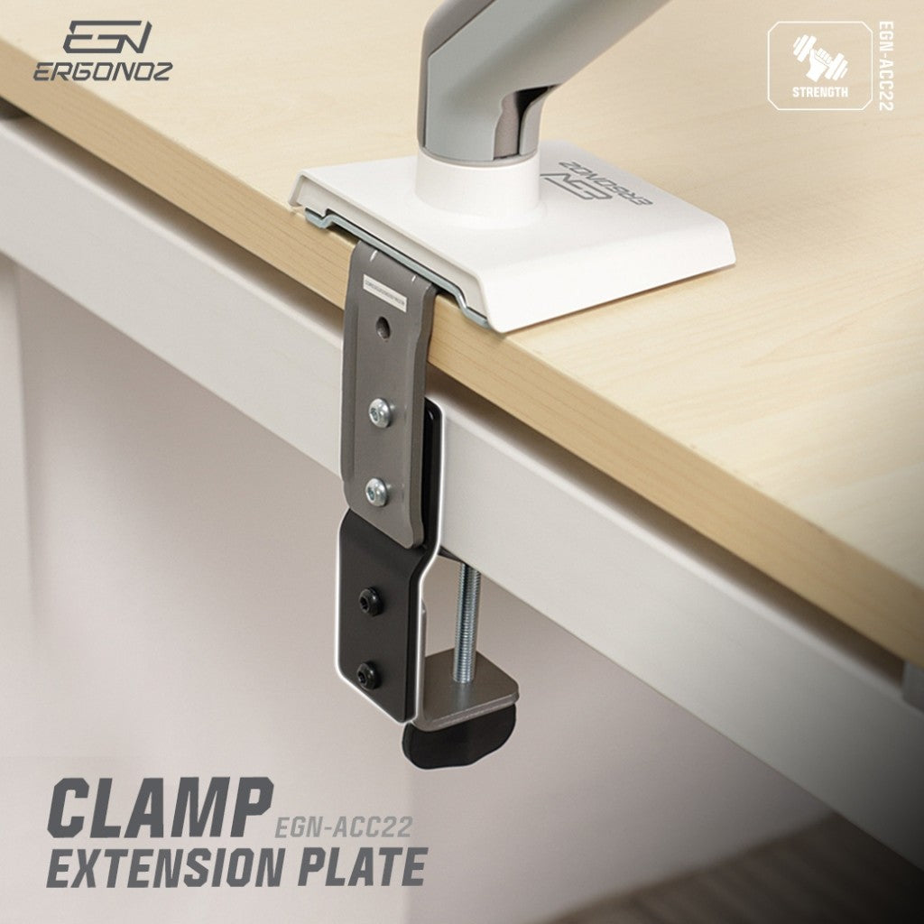 ERGONOZ Adapter Clamp ACC22 (ใช้กับรุ่น Blaze Core)/ACC20 อุปกรณ์เสริมแขนจับจอ ต้องมีแขนจับจอ ประกัน 6 เดือน