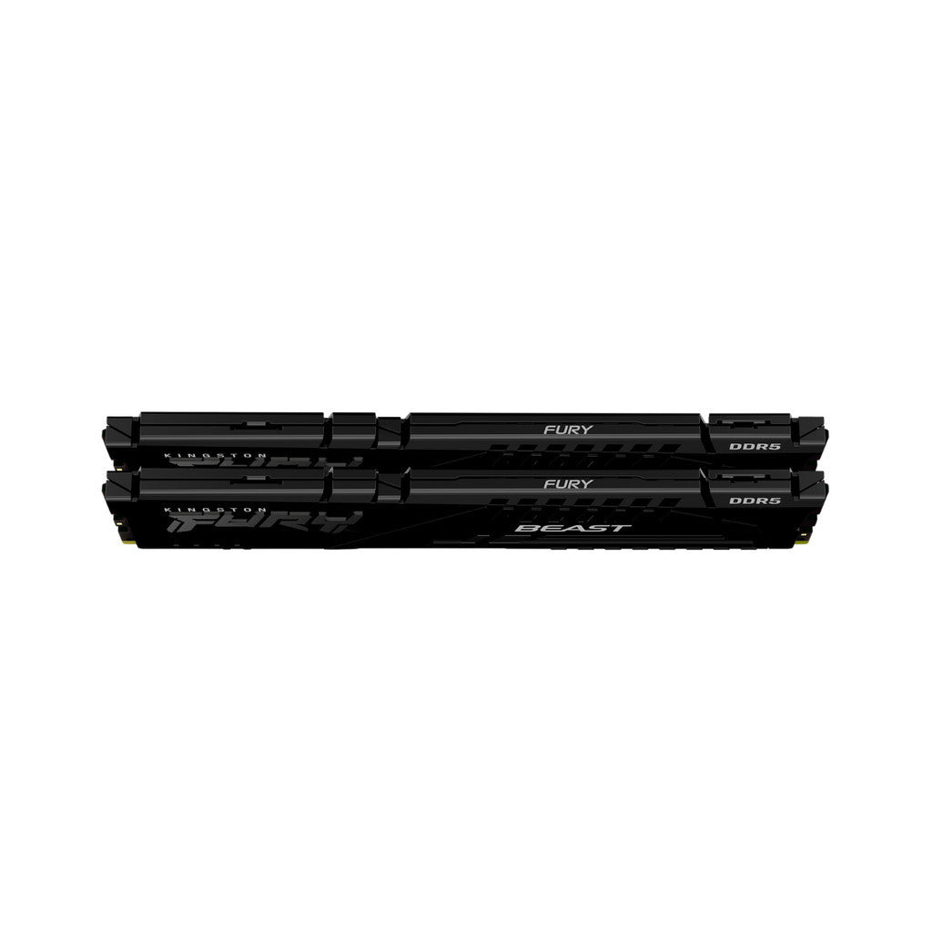 KINGSTON RAM (แรม) FURY BEAST 64GB DDR5 5200MHz INTEL XMP BLACK KF552C40BBK2-64 LIFETIME WARRANTY