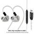 KEFINE Klean SV 3.5 หูฟัง IEMs ไดรเวอร์ไดนามิก 10mm ไดอะแฟรม DLC รับประกัน 1 ปี