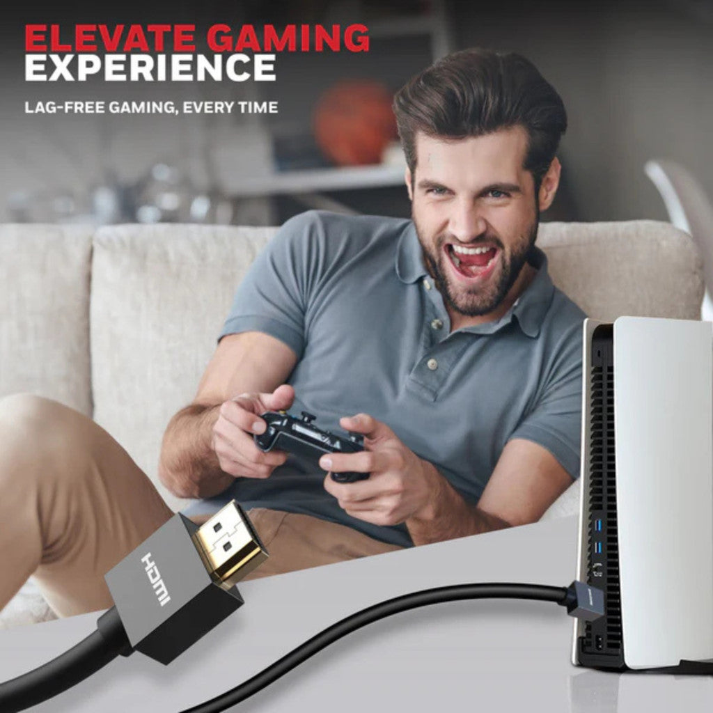 Honeywell สาย HDMI with Ethernet  2.0 Compliant Slim รองรับ 4K Ultra รับประกัน 3 ปี