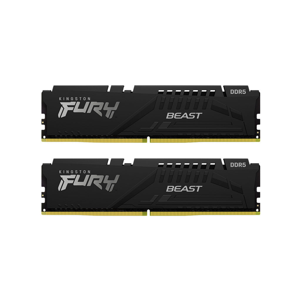 KINGSTON RAM (แรม) FURY BEAST 64GB DDR5 5200MHz INTEL XMP BLACK KF552C40BBK2-64 LIFETIME WARRANTY