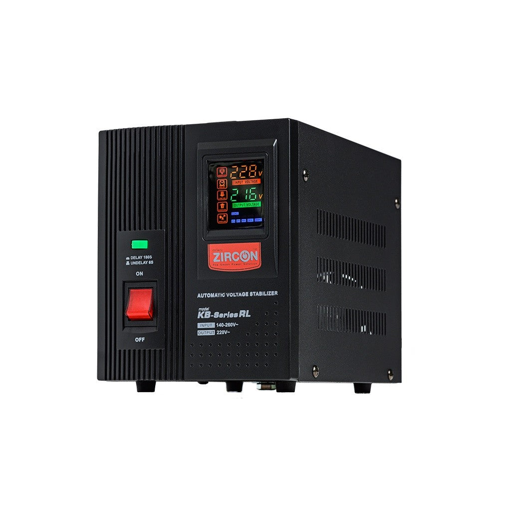 ZIRCON KB-SERIES-RL 1000VA-8000VA เครื่องควบคุมแรงดันไฟฟ้าอัตโนมัติ สินค้ารับประกัน 2 ปี
