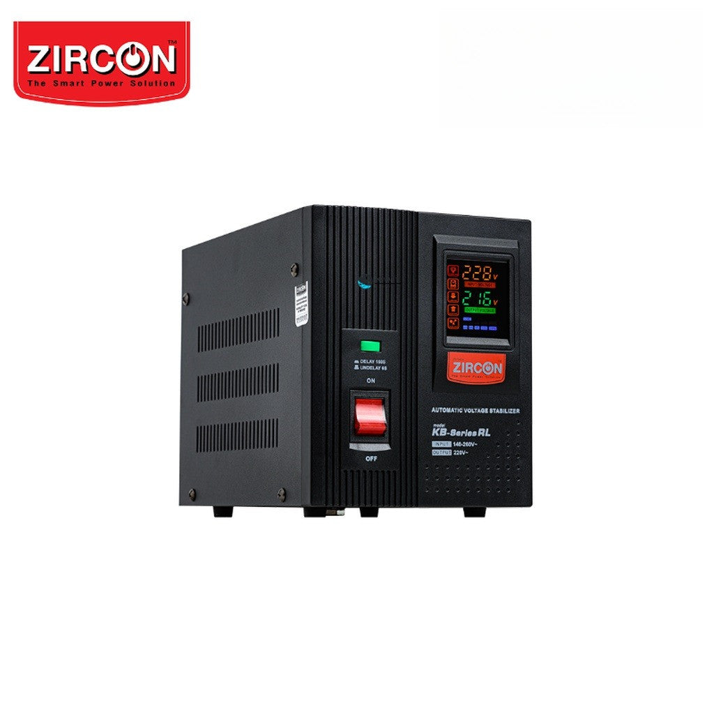 ZIRCON KB-SERIES-RL 1000VA-8000VA เครื่องควบคุมแรงดันไฟฟ้าอัตโนมัติ สินค้ารับประกัน 2 ปี