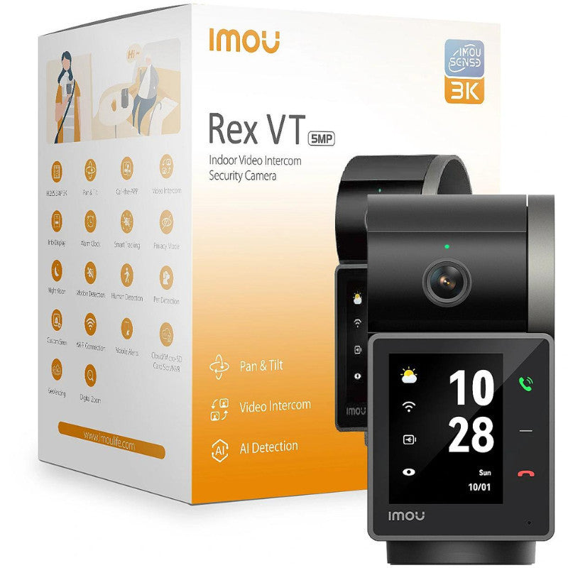 IMOU REX VT PRO 5MP กล้องวงจรปิด กล้องสามารถหมุนได้ 360 องศา