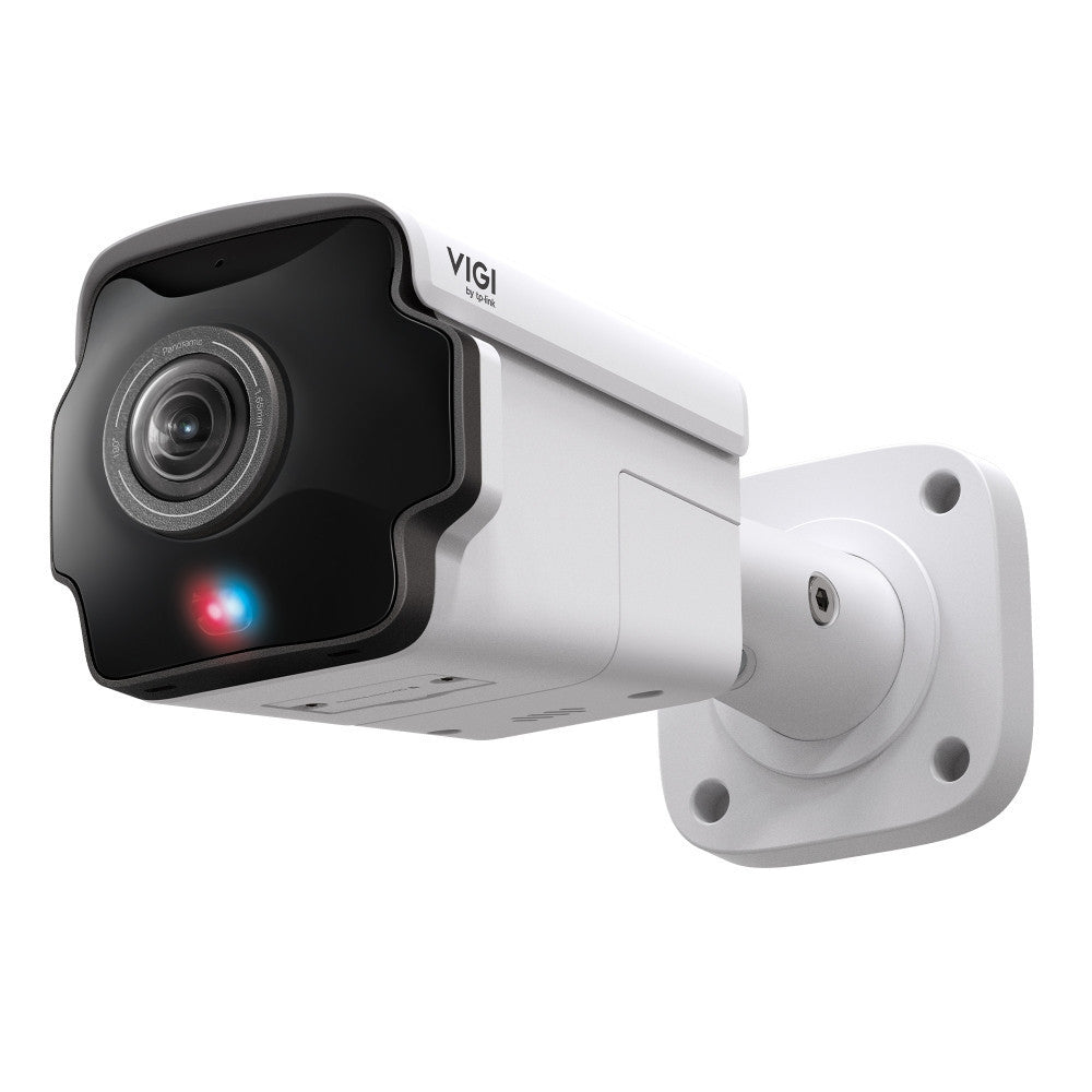 TP-LINK VIGI INSIGHT S385PI 8MP Outdoor IR Panoramic Bullet Network Camera มีไฟเตือนสีแดง-น้ำเงิน