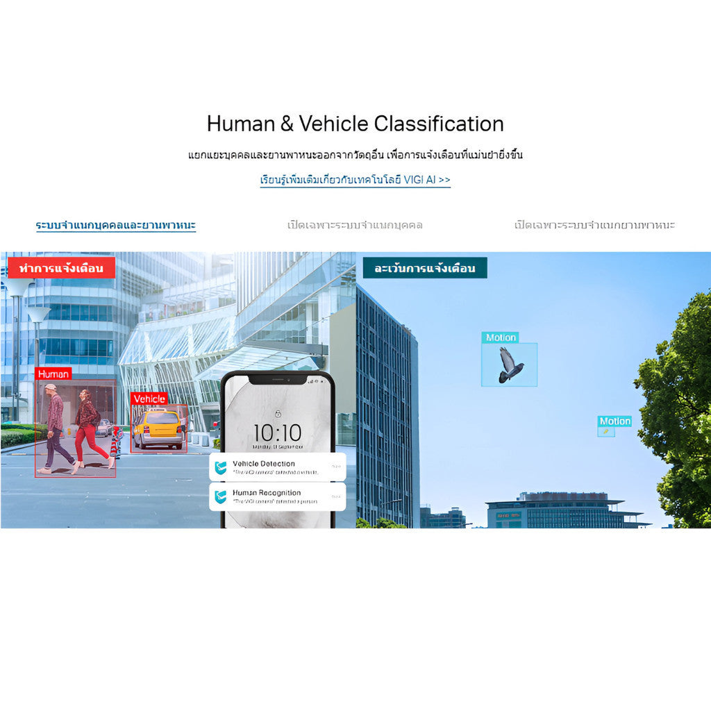 TP-LINK VIGI INSIGHT S445ZI 4MP MOTORIZED VARIFOCAL TURRET NETWORK CAMERA กล้องวงจรปิด รับประกัน 3 ปี