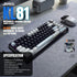 JEDEL KL81 Premium Gasket Mechanical Keyboard Red Switch Type-C Anti-Ghosting ทุกปุ่ม เสียงนุ่มกดมันส์ HOTSWAP