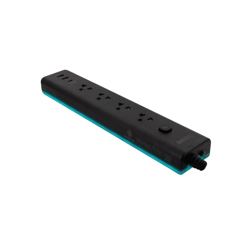 TOSHINO GP-43M รางปลั๊ก RGB 4 ช่อง สินค้ารับประกัน 3 ปี