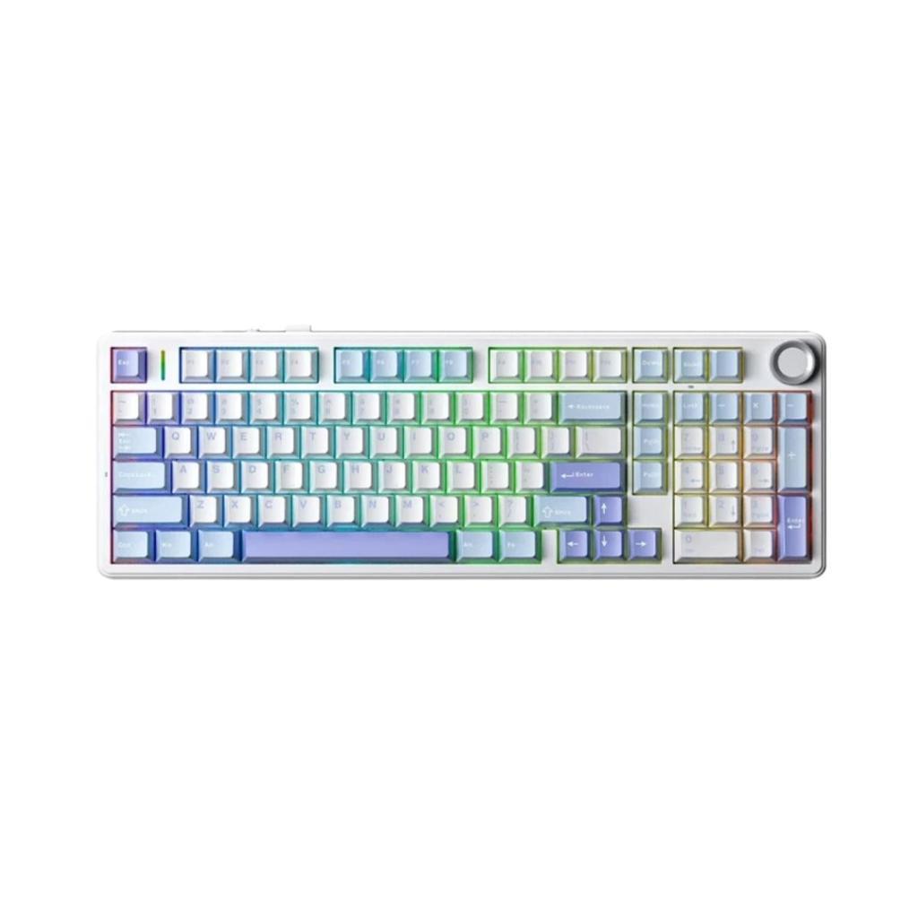 AULA F99Pro - Gasket Mechanical Keyboard คีย์ไทย แบต 8,000mAh รับประกัน 2 ปี
