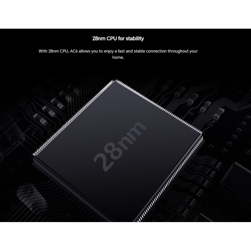 Tenda AC6 Dual-band AC1200 Smart WiFi Router รับประกัน 4 ปี