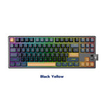 JEDEL WKL-102 คีย์บอร์ดเกมมิ่ง แมคคานิคอล 88ปุ่ม บลูสวิตซ์ คีย์ENG แถมคีย์ไทย ไฟRainbow แบต400 Trimode