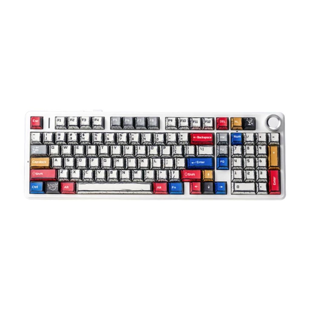 AULA F99Pro - Gasket Mechanical Keyboard คีย์ไทย แบต 8,000mAh รับประกัน 2 ปี