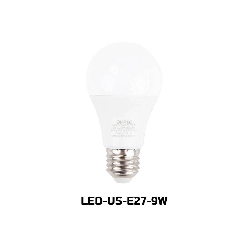 OPPLE หลอดไฟ LED BULB ขั้ว E27 UltraSave 5W/7W/9W/12W/15W ถนอมสายตา