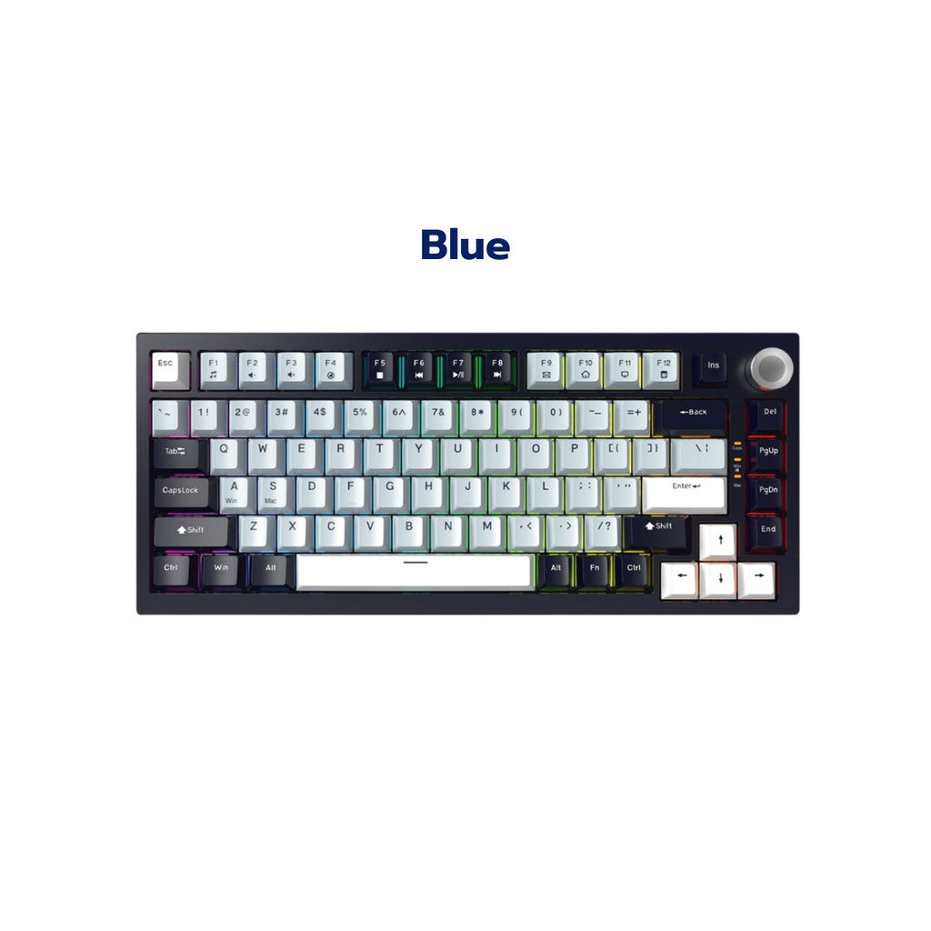 JEDEL KL81 Premium Gasket Mechanical Keyboard Red Switch Type-C Anti-Ghosting ทุกปุ่ม เสียงนุ่มกดมันส์ HOTSWAP