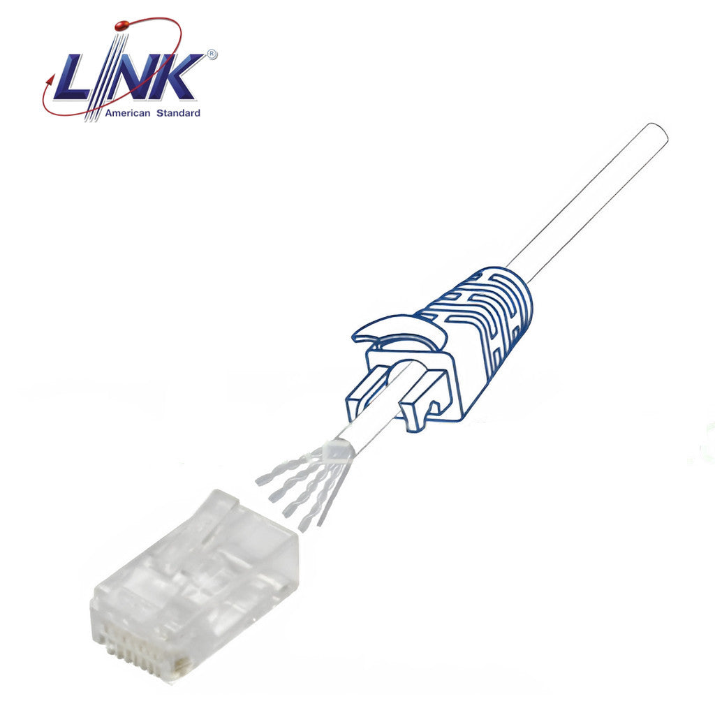 LINK US-1002A หัวแลน CAT6 RJ45 PLUG (10หัว/PACK) ของแท้ 100%