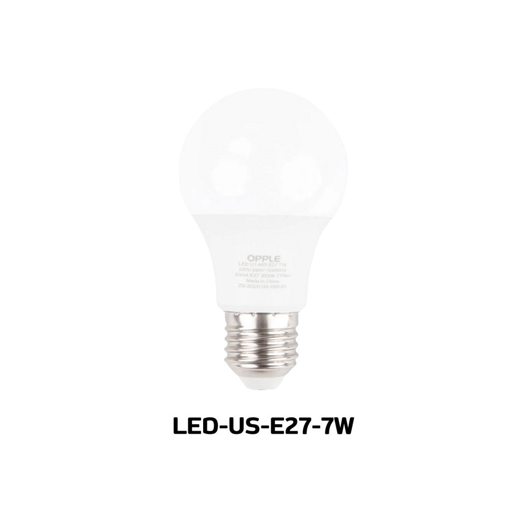 OPPLE หลอดไฟ LED BULB ขั้ว E27 UltraSave 5W/7W/9W/12W/15W ถนอมสายตา