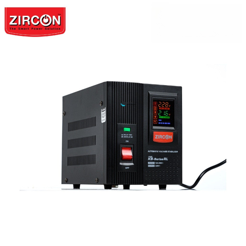ZIRCON KB-SERIES-RL 1000VA-8000VA เครื่องควบคุมแรงดันไฟฟ้าอัตโนมัติ สินค้ารับประกัน 2 ปี
