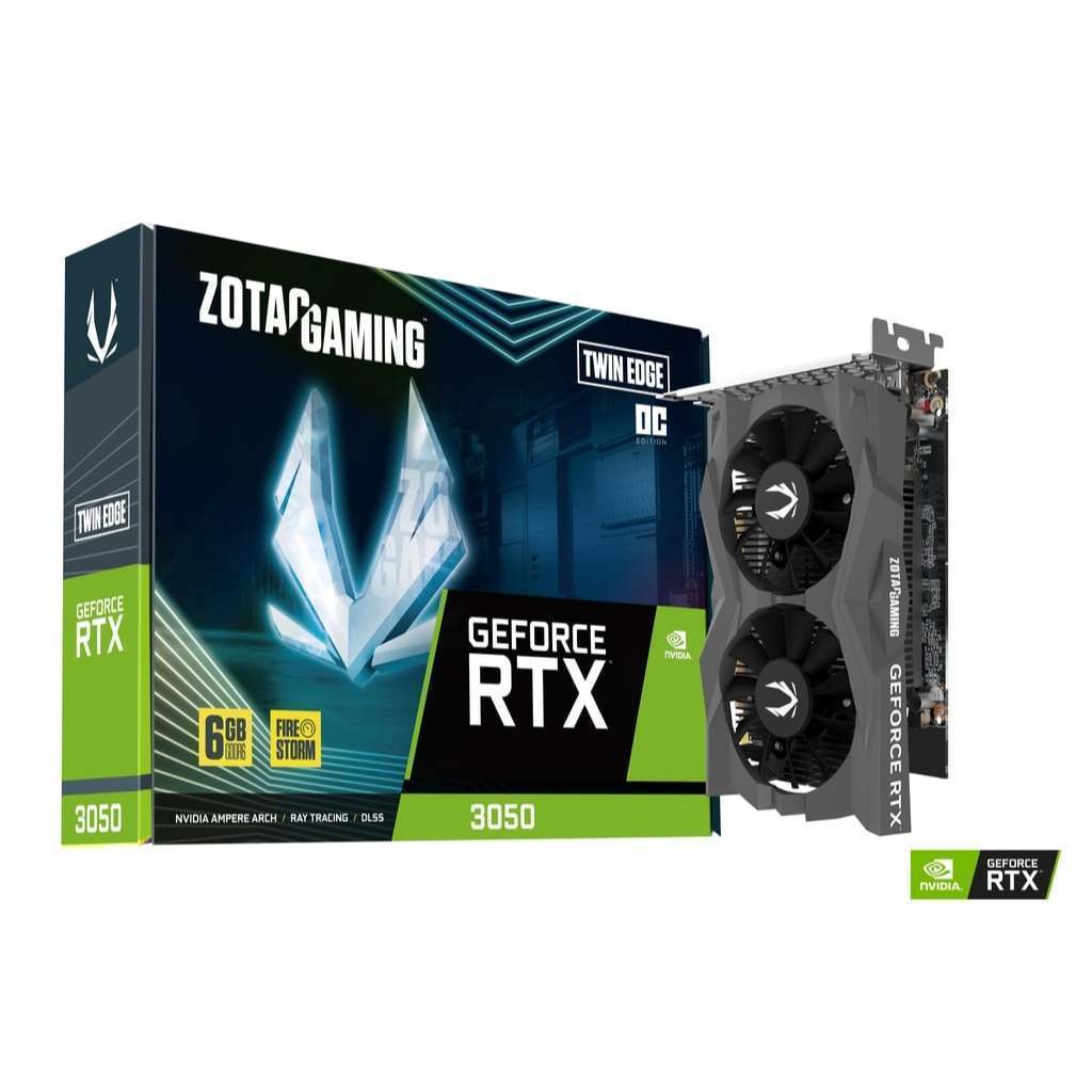 ZOTAC GAMING GEFORCE RTX 3050 6GB TWIN EDGE OC รับประกัน 3 ปี