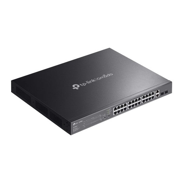 TP-LINK ES228GMP Managed Switch  Omada 28-Port Gigabit with 24-Port PoE+ รับประกันตลอดการใช้งาน