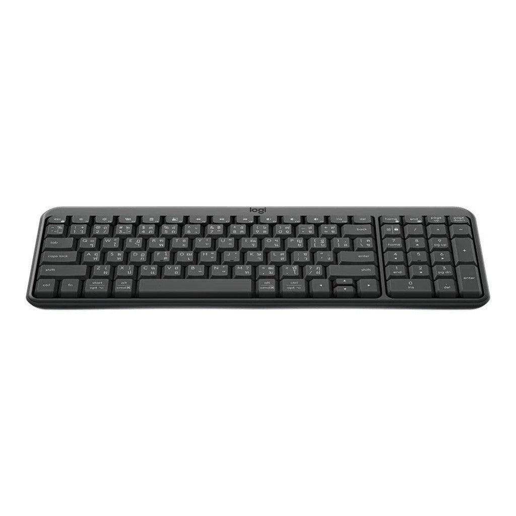 WIRELESS KEYBOARD (คีย์บอร์ดไร้สาย) LOGITECH K250 - GRAPHITE