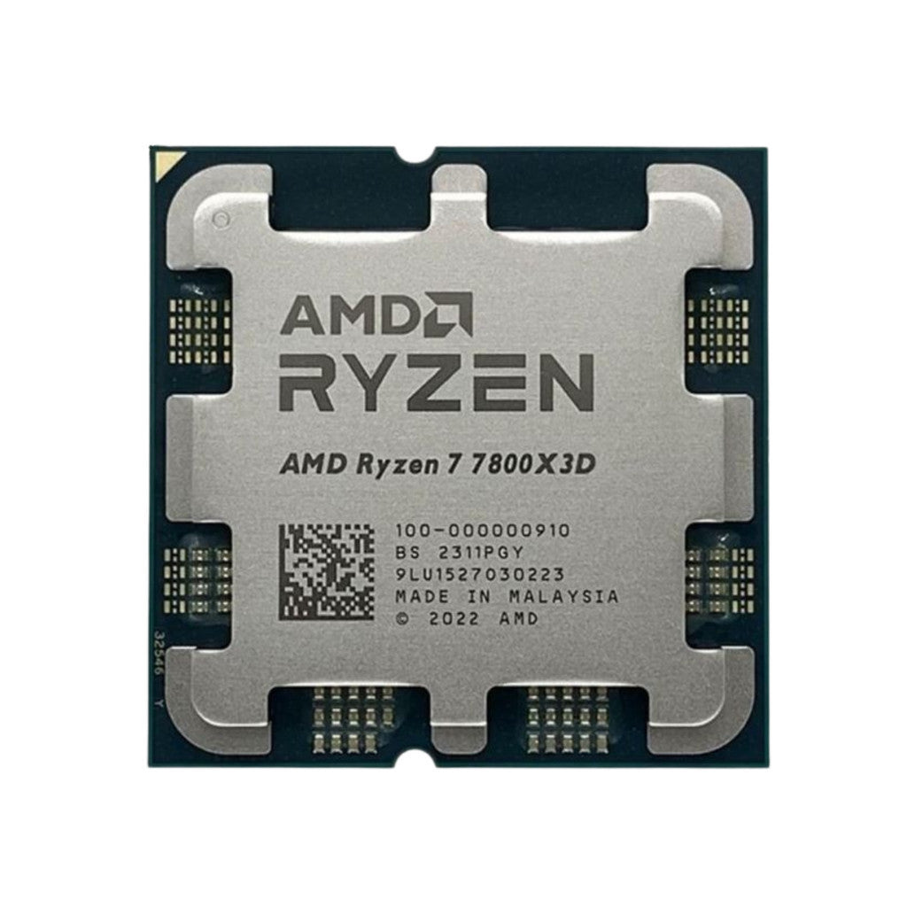 CPU (ซีพียู) AMD RYZEN 7 7800X3D AM5 8C/16T 4.2GHz WITHOUT COOLER รับประกัน 3 ปี