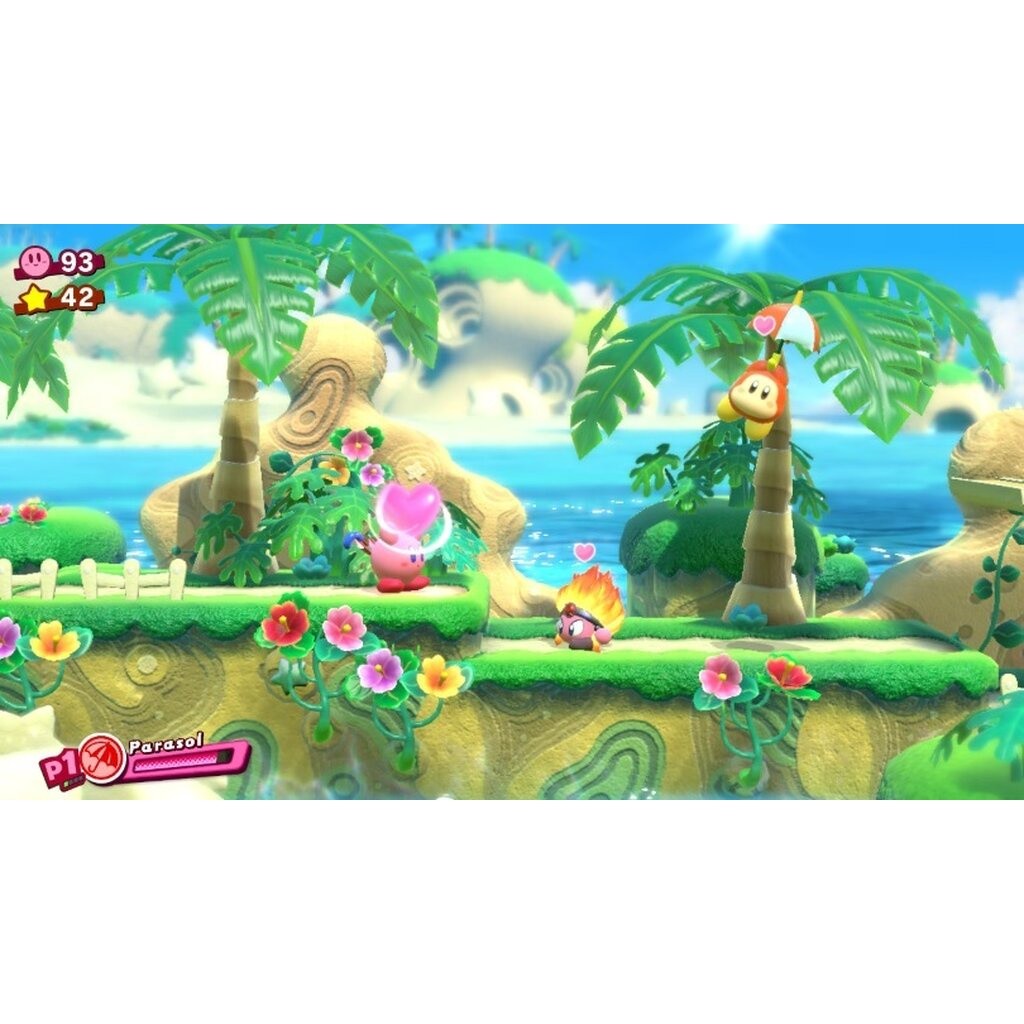 NINTENDO GAME KIRBY STAR ALLIES SWITC แผ่นเกมส์ JOY-CON ของแท้จากศูนย์