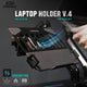 Ergonoz Laptop Holder V.4 ที่วางแล็ปท็อปEGN-ACC01V4-B/  EGN-ACC01V4-B-F(มีพัดลม)
