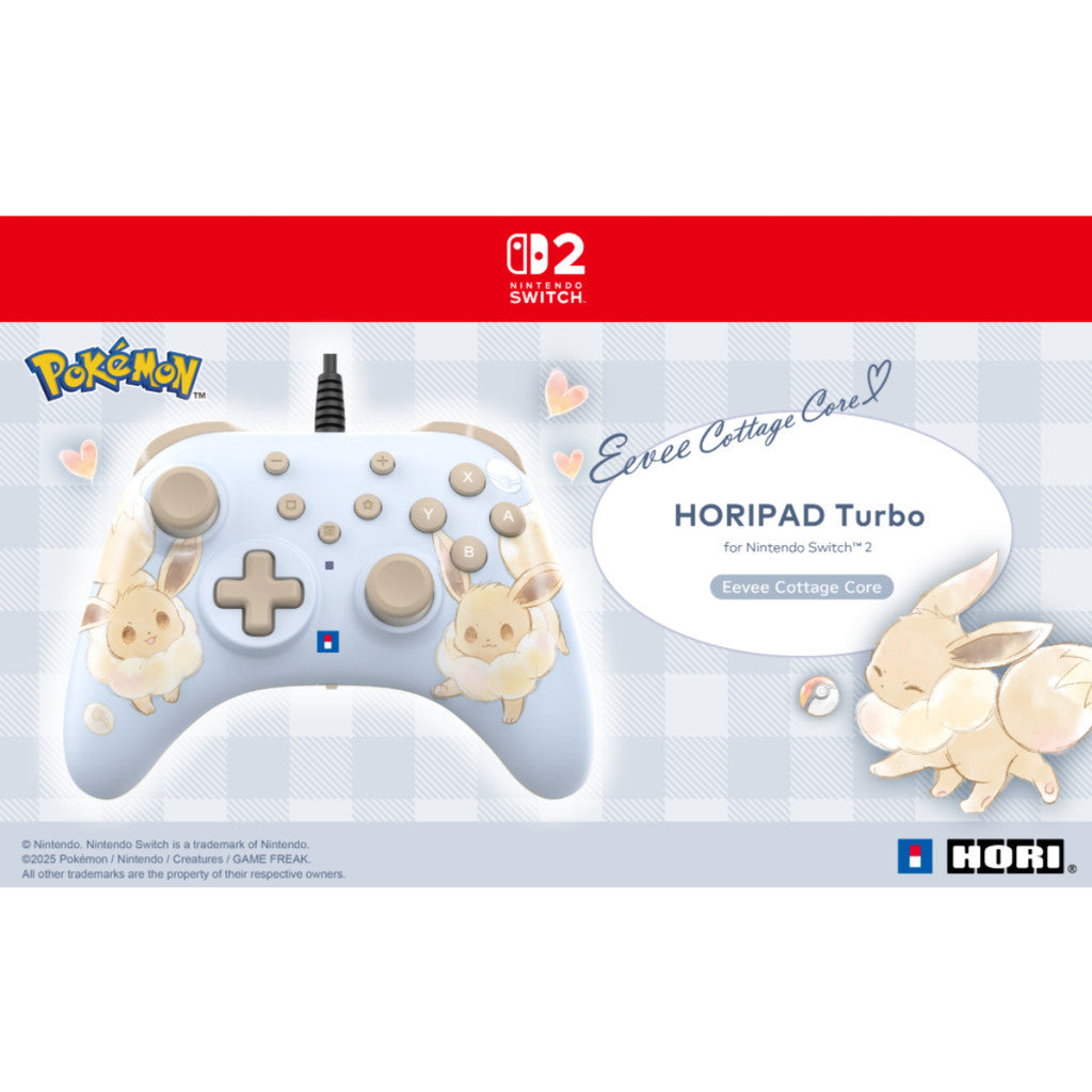 Hori HORIPAD Turbo EEVEE for Nintendo Switch 2 สำหรับ Nintendo Switch 2 / PC จอย Controller