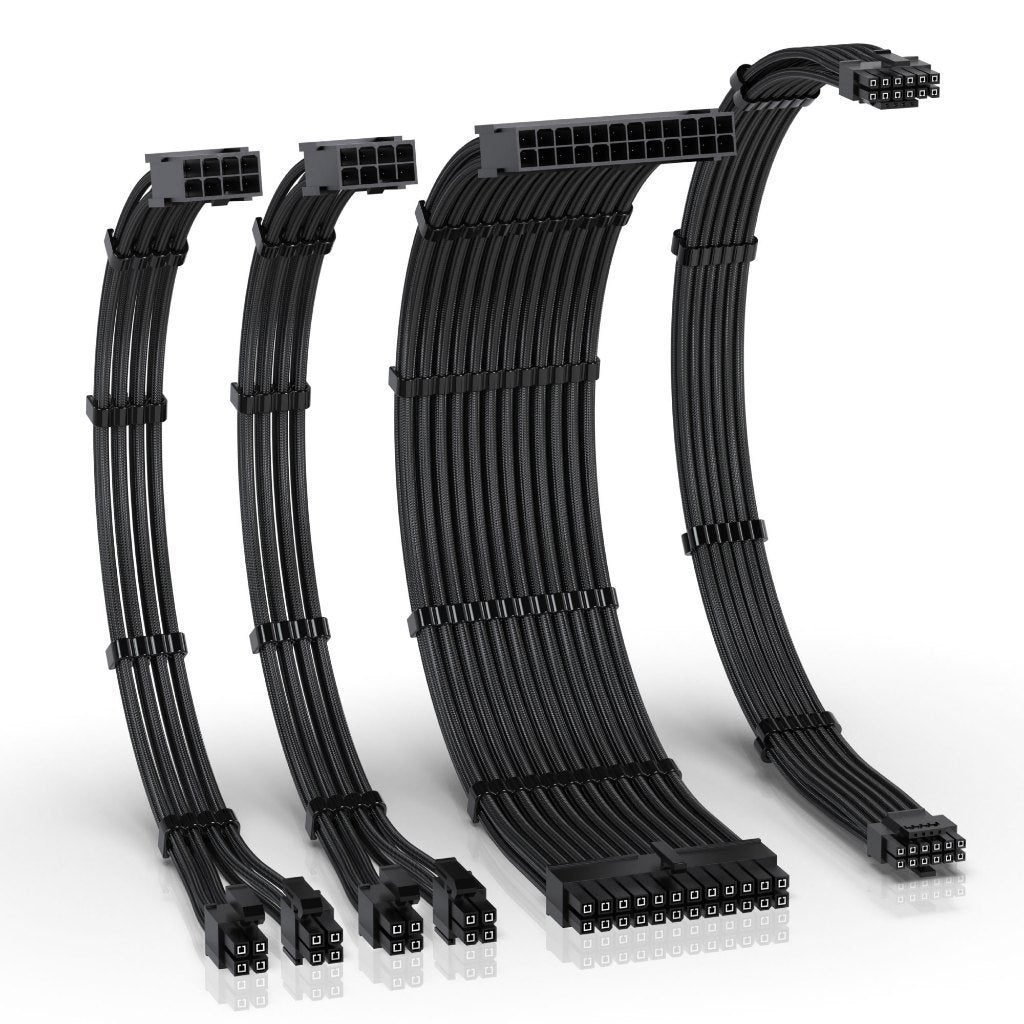 สายถัก EZDIY-FAB 16AWG PSU 12VHPWR M Cable Extension 4 Cables รับประกัน 1 ปี