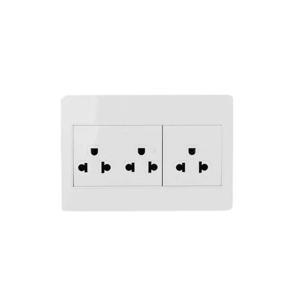 HACO เต้ารับเดี่ยว-สวิตช์ทางเดียว รุ่น M3N-S11/S21/S31/E10/E11/E20, M4N-E21/E30 รับประกัน 1 ปี