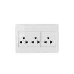 HACO เต้ารับเดี่ยว-สวิตช์ทางเดียว รุ่น M3N-S11/S21/S31/E10/E11/E20, M4N-E21/E30 รับประกัน 1 ปี