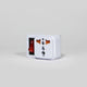 Toshino EA-ES 3500W ปลั๊กแปลง 2 ขาแบน รองรับไฟ 3500W 16A มีสวิตช์ แปลงหัวปลั๊กทั่วโลก วัสดุอย่างดี