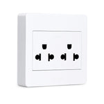 HACO เต้ารับเดี่ยว สีขาว-สีช็อกโก  รุ่น M3N-E10/E20/E30 รับประกัน 1 ปี