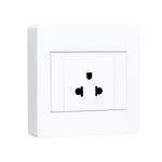 HACO เต้ารับเดี่ยว สีขาว-สีช็อกโก  รุ่น M3N-E10/E20/E30 รับประกัน 1 ปี