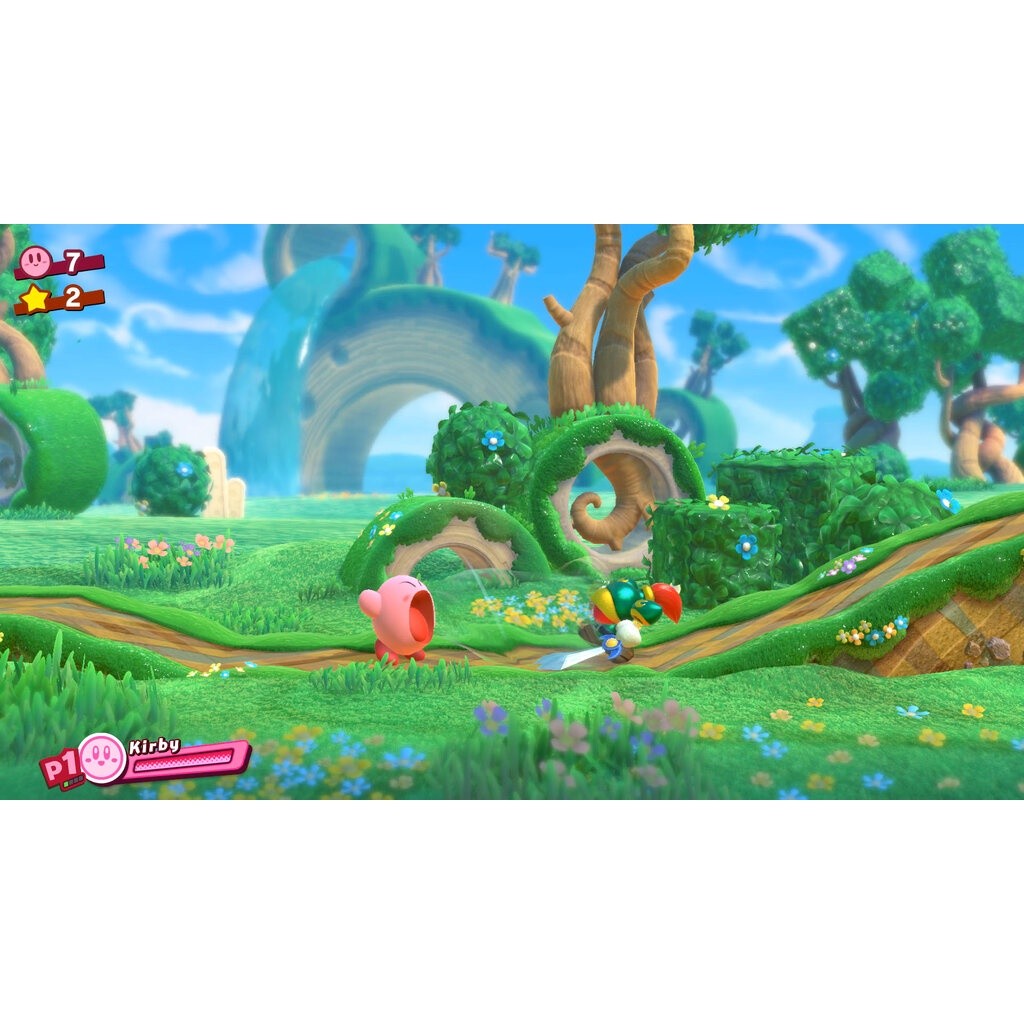 NINTENDO GAME KIRBY STAR ALLIES SWITC แผ่นเกมส์ JOY-CON ของแท้จากศูนย์